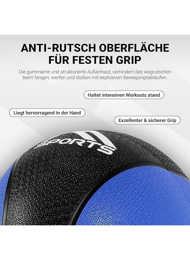 Medical Ball 5 kg | Professional Studio Quality | For Gym, Fitness Training, Body Building, Physical Therapy, Rehabilitation | Various Colors - Image 2